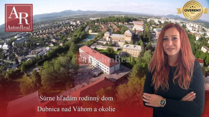 Reality Hľadám pre klienta rodinný dom v pôvodnom stave- Dubnica nad Váhom