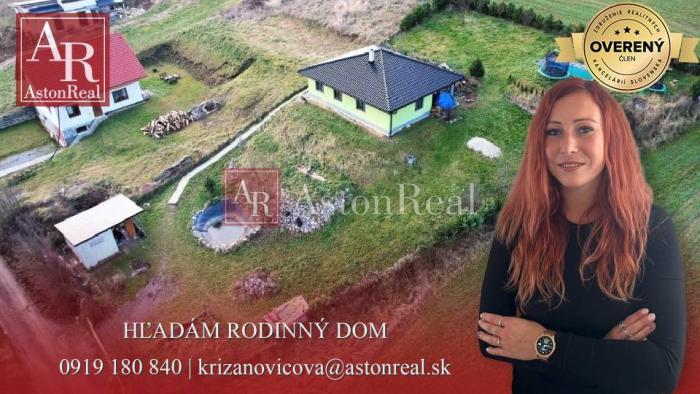 Reality HĽADÁM pre klienta: RODINNÝ DOM, Ilava, do 150.000,- €