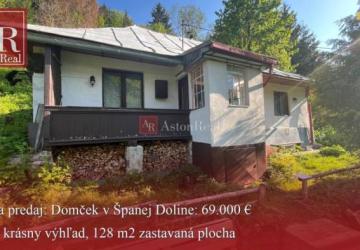 Reality RODINNÝ DOM / chalupa v Španej Doline, blízko Banskej Bystrice