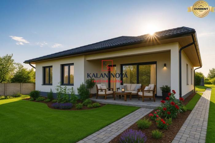 Reality Moderný 4-izbový bungalov s terasou, Čakanovce, Košice-okolie, 7-árov