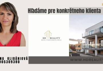 Reality Hľadáme pre klienta rodinný dom v obci Ťapešovo.
