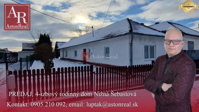 Reality AstonReal: predaj 4-izbový rodinný dom, Prešov - Nižná Šebastová
