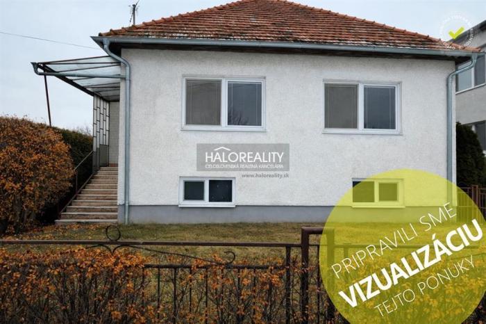 Reality Predaj, rodinný dom Kozárovce, pekný zachovalý stav, garáž, investičný pozemok - EXKLUZÍVNE