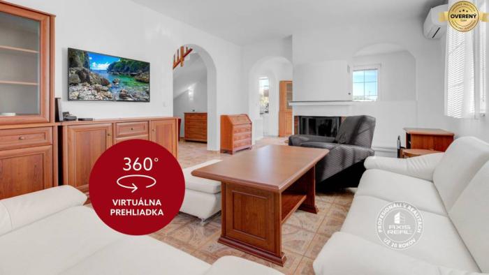 Reality AXIS REAL | Dvojpodlažný 4i dom, garáž, altánok, veľký pozemok 1436 m2