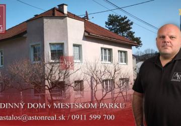 Reality VEĽKÝ RODINNÝ DOM pre VEĽKÚ RODINU - CENTRUM BB - MESTSKÝ PAR