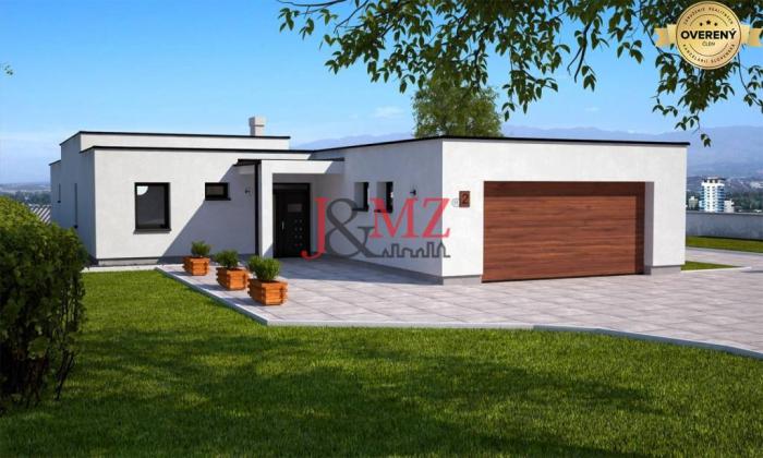 Reality Na predaj výnimočný átriový rodinný dom s dvojgarážou v obci Dolná Seč