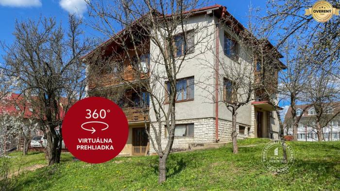 Reality AXIS REAL | Dvojgeneračný rodinný dom, centrum mesta Stará Ľubovňa
