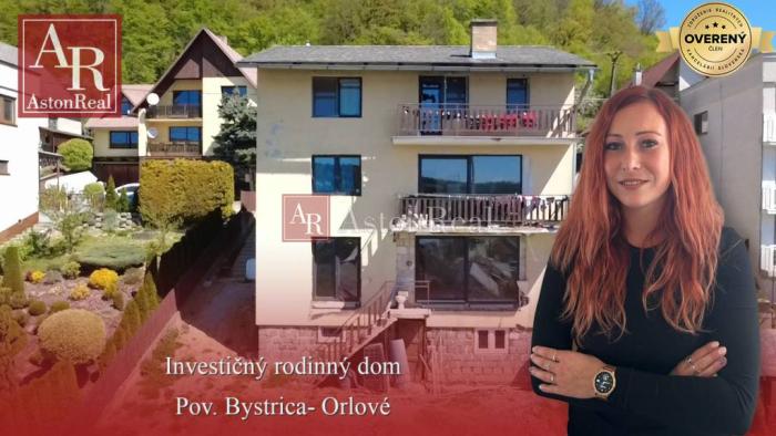 Reality Štvorposchodový investičný RD po čiastočnej rekonštrukcii- Orlové