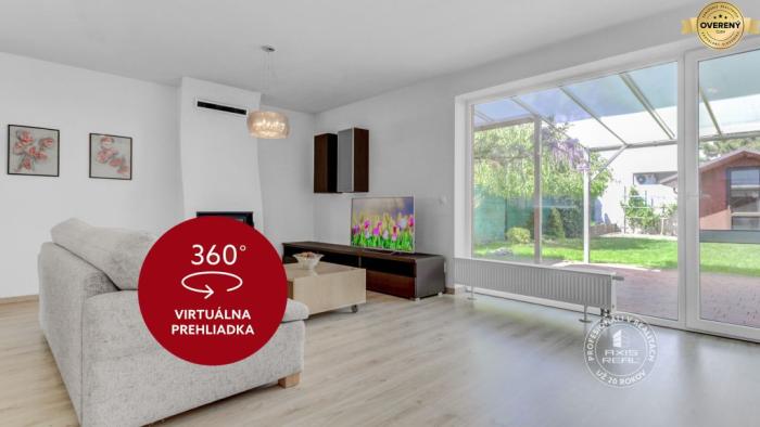 Reality AXIS REAL | Pekný 3-izbový radový rodinný dom v lokalite ČIERNA VODA