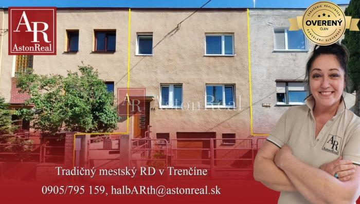 Reality Tradičný mestský RD , čiast. rekon., 262m2 pozemok, Sihoť I, Trenčín