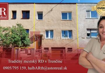 Reality Tradičný mestský RD , čiast. rekon., 262m2 pozemok, Sihoť I, Trenčín