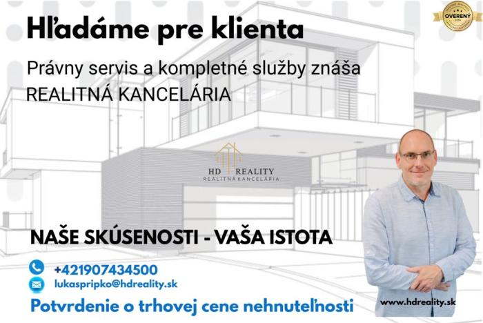 Reality Hľadáme pre klienta rodinný dom v obci Demänová