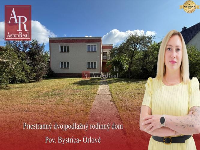 Reality Priestranný dvojpodlažný rodinný dom v tichej lokalite- Orlové