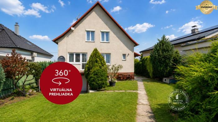 Reality AXIS REAL | 5-izb. rodinný dom so záhradou, 605 m2, LOZORNO, Potočná