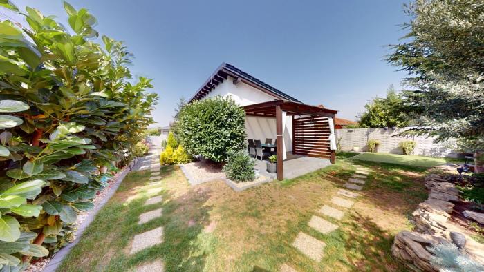 Reality Novostavba 4i Bungalov, 127m2, pozemok 428m2, lokalita Malý Raj, KLÍMA, 2x parking