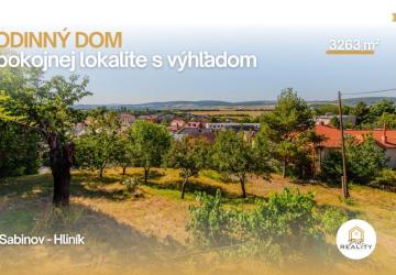 Reality PREDAJ | RODINNÝ DOM s VEĽKORYSÝM POZEMKOM 3263 m² a VÝHĽADOM
