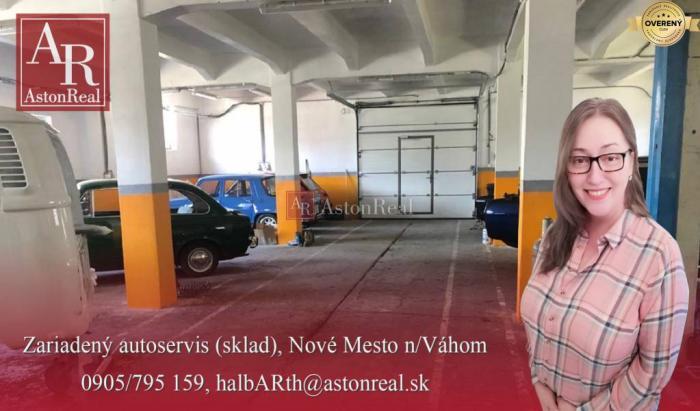 Reality IBA U NÁS! Prenájom, zariadený autoservis/sklad, Nové Mesto n/Váhom