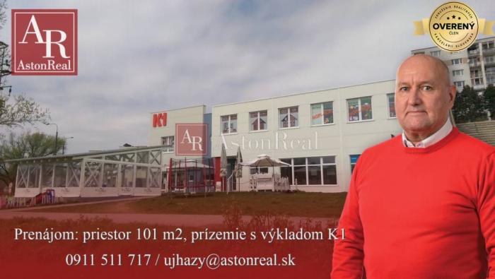 Reality Prenájom: 101 m2, prízemie: služby, obchod s výkladom, K1 - Sásová