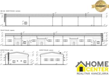 Reality PREDAJ : skladov s kanceláriami, 382 m², 261 m²,125 m², Komárno