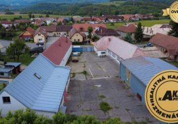 Reality VÝROBNÉ A SKLADOVÉ PRIESTORY +  RD NA PREDAJ,  ZVOLENSKA SLATINA
