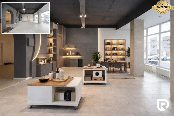 Reality RADO | IBA U NÁS! Prenájom 207 m² obchodné priestory | Zlatovce