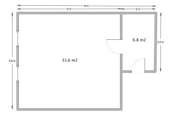 Reality Priestory - 41 m2 - Moyzesova, Košice