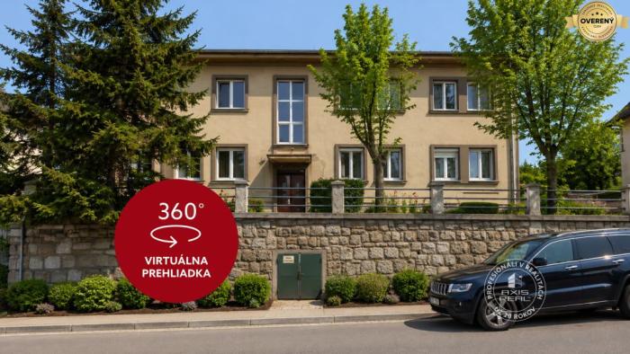 Reality AXIS REAL | Výnimočný veľký 3i byt v pôvodnom stave na Kolibe s garážu