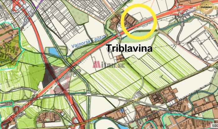 Reality Pozemok na výstavbu haly pri diaľnici D1, okres Senec