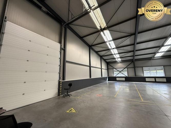 Reality Prenájom moderných skladovo-výrobných hál 360m2, 600m2, príp.960m2.