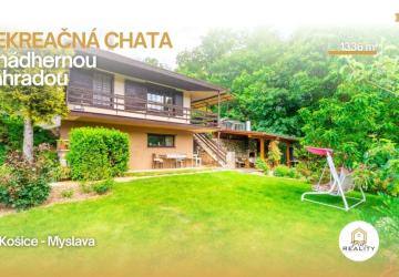 Reality PREDAJ | Rekreačná chata s rajskou záhradou 1 336 m²  Košice, Myslava