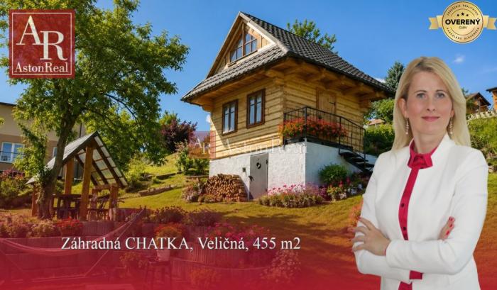 Reality Na predaj záhradná CHATKA v obci Veličná, 455 m2