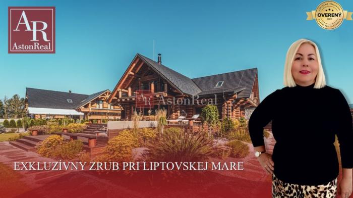 Reality EXKLUZÍVNY ZRUB PRI LIPTOVSKEJ MARE – SÚKROMNÝ WELLNESS RETREAT