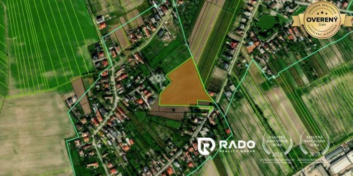 Reality IBA U NÁS! Na predaj investičný pozemok 17 653 m2, Kostolná pri dunaji