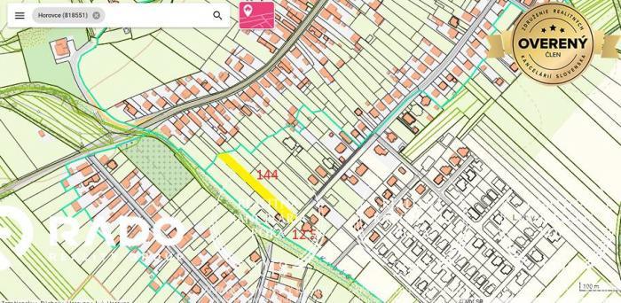 Reality Stavebný pozemok Horovce