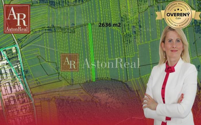 Reality Na predaj poľnohospodárske pozemky v meste Trstená