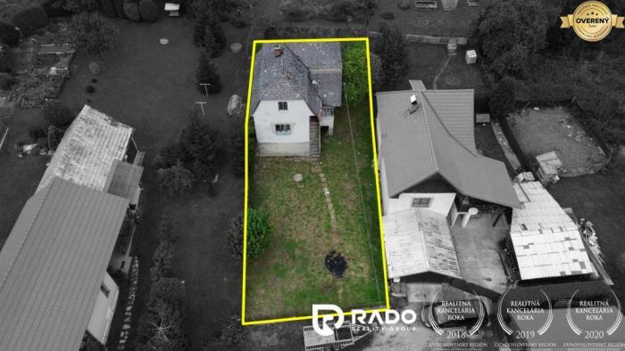 Reality Stavebný pozemok 297m2 + starý rodinný dom, Vrícko - Martin