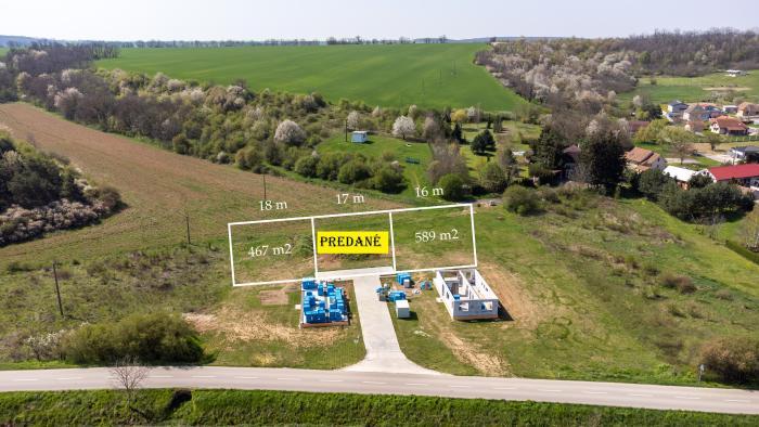 Reality Exkluzívne PNORF – st. pozemky so sieťami a cestou, od 467 m2, od 50,-€/m2, Dolné Otrokovce