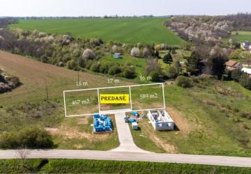 Reality Exkluzívne PNORF – st. pozemky so sieťami a cestou, od 467 m2, od 50,-€/m2, Dolné Otrokovce