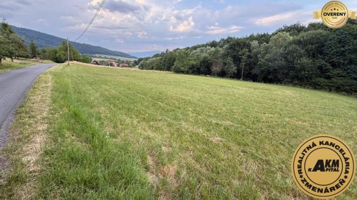 Reality Stavebný pozemok 1828m2  Zvolen obec Kalinka Detva na predaj