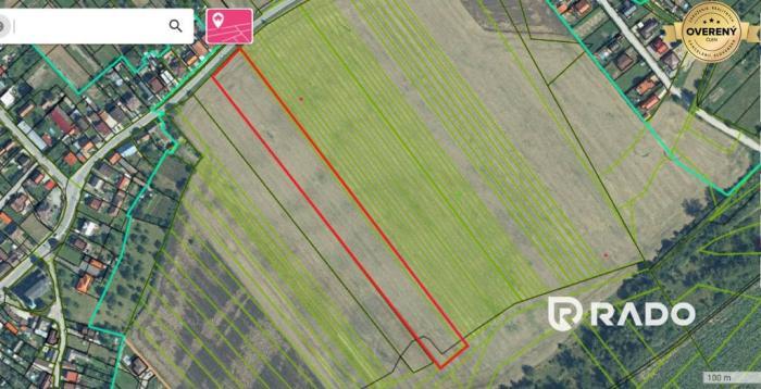 Reality RADO | Poľnohospodársky pozemok | 7561,88 m2 | Bolešov