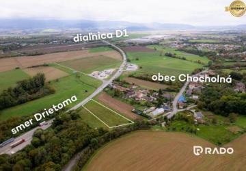 Reality RADO | slnečný stavebný pozemok 2951m2, Chocholná-Velčice