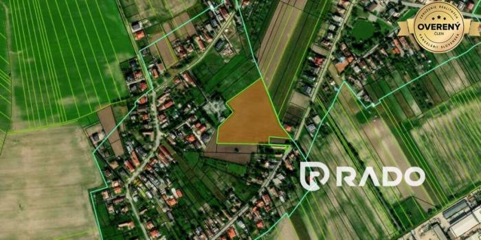 Reality RADO | IBA U NÁS! Investičný pozemok 17 653 m2, Kostolná pri Dunaji