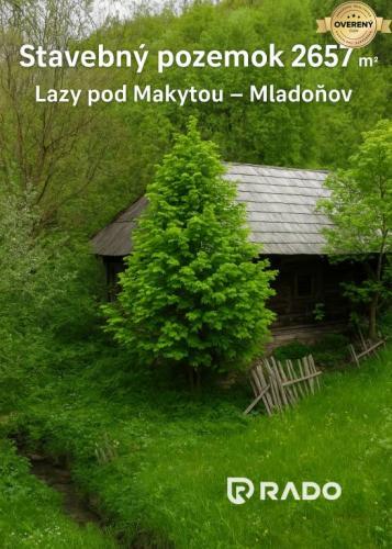 Reality RADO | IBA U NÁS! Na predaj pozemok Lazy pod Makytou-osada Mladoňov