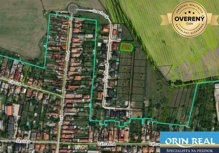 Reality ,,,MOŽNOSŤ IHNEĎ STAVAŤ,,, SP V SLOVENSKOM GROBE - 631 m2