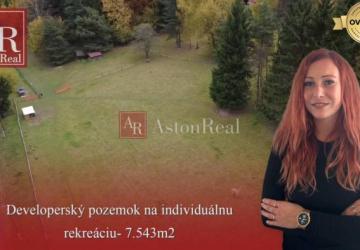 Reality Na predaj pozemok pre individuálnu rekreáciu- Čertov 7.543m2