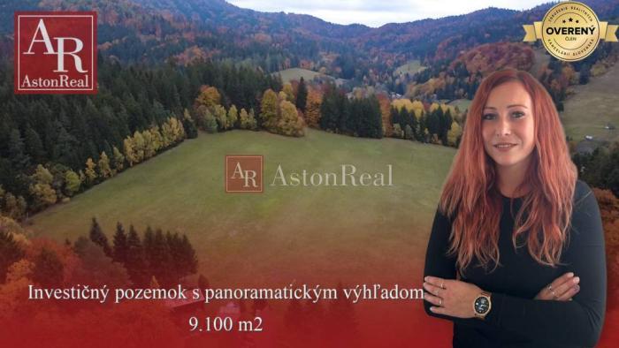 Reality Investičný pozemok s panoramatickým výhľadom Čertov 9.100 m2