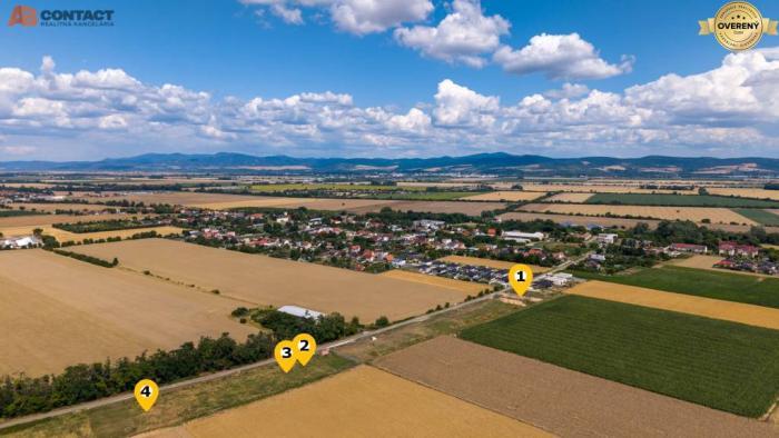 Reality Stavebné pozemky v pokojnej uličke v obci Borovce