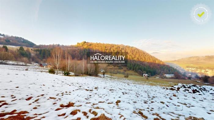 Reality Predaj, pozemok pre rodinný dom   1000 m2 Hronec - EXKLUZÍVNE HALO REALITY