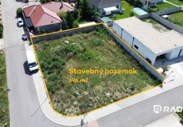 Reality RADO | Stavebný pozemok pre rodinný dom | 696 m² | Miloslavov