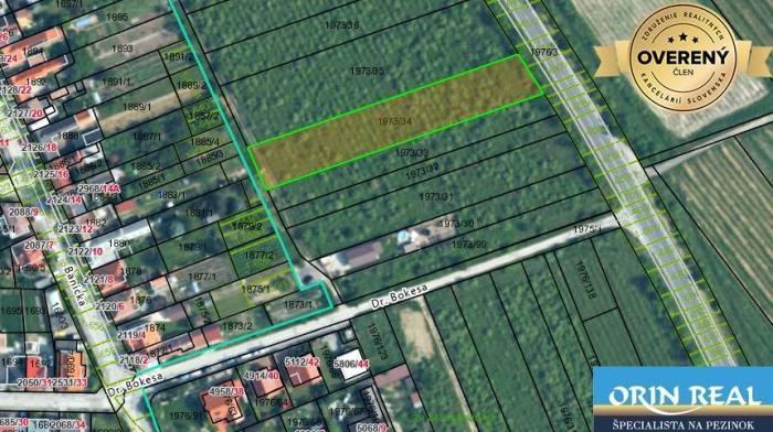 Reality VÝBORNÁ INVESTÍCIA - POZEMOK URČENÝ NA VÝSTAVBU RD